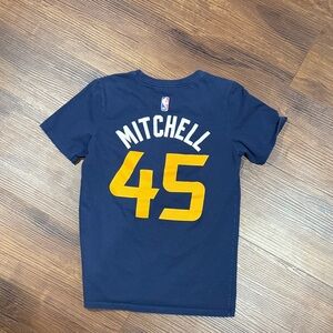 Mitchell & Ness Kids Navy and Yellow Jersey